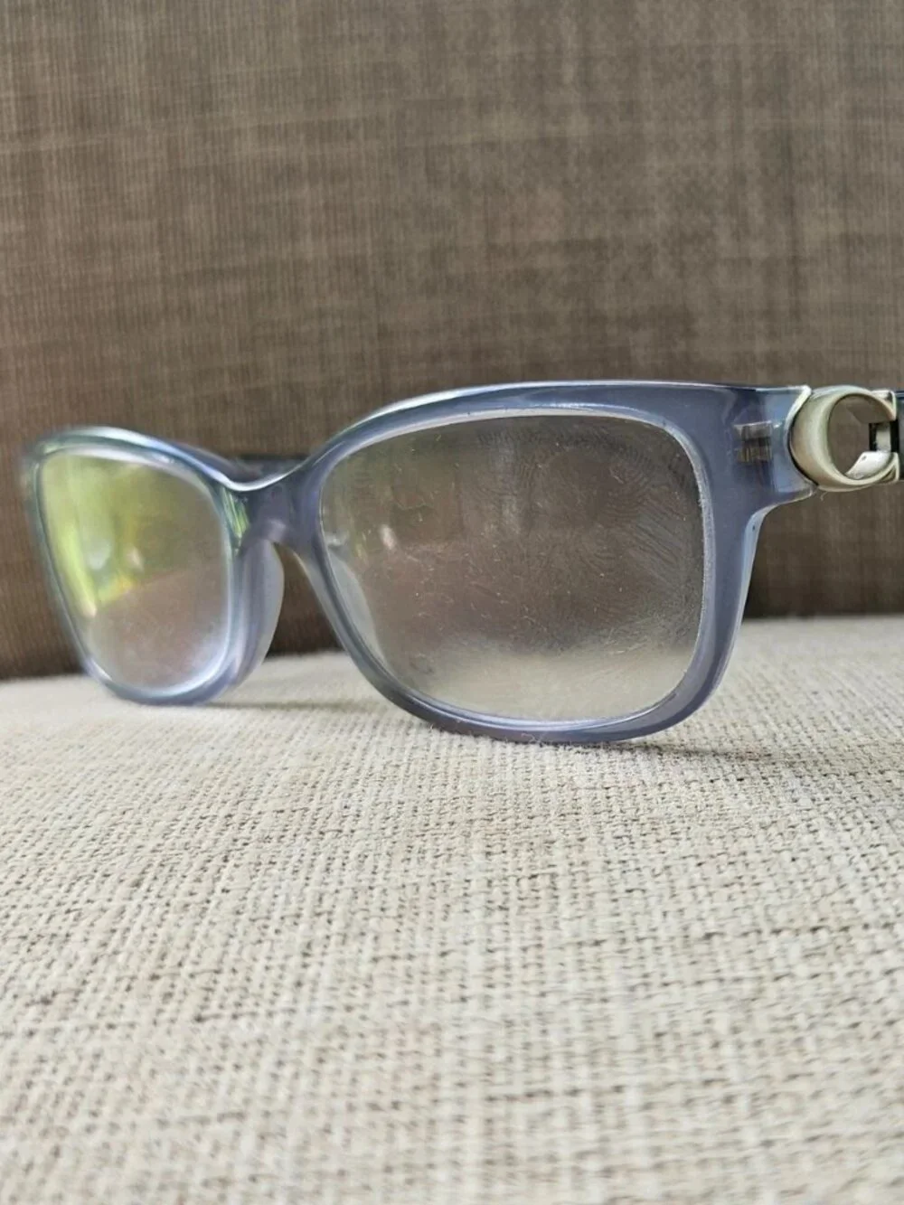 Coach Eyeglasses frame Milky Blue Denim Eyewear HC6119 Unisex Glasses Frame only